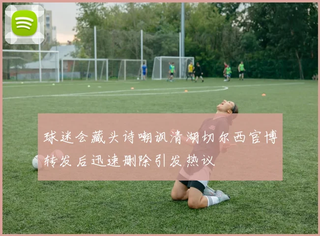 球迷会藏头诗嘲讽清湖切尔西官博转发后迅速删除引发热议